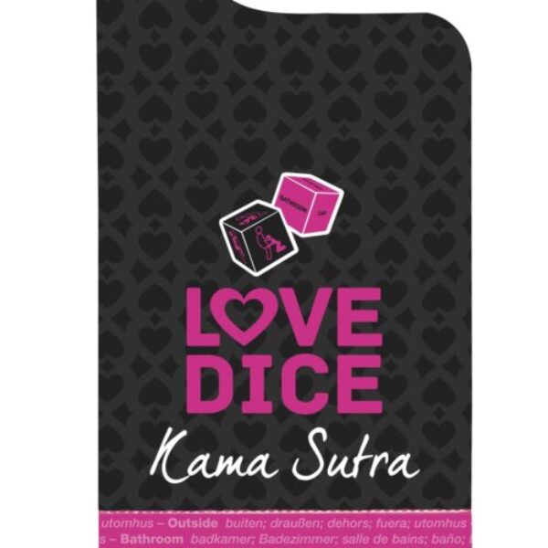 Dés Love Dice Kamasutra - Noir et Rose