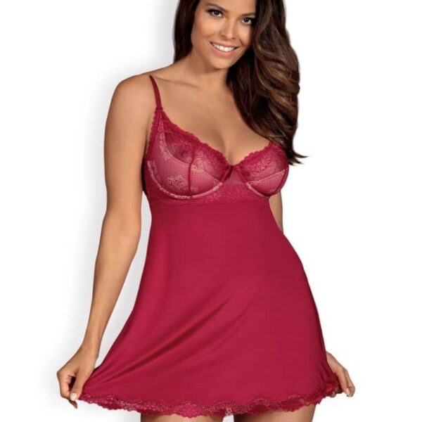 Rosalyne Babydoll - Cerise