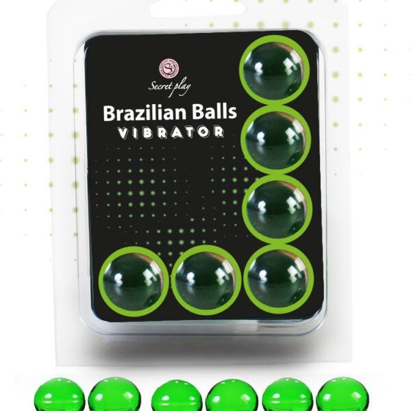 6 Brazilian Balls "Vibrator" 3591-1