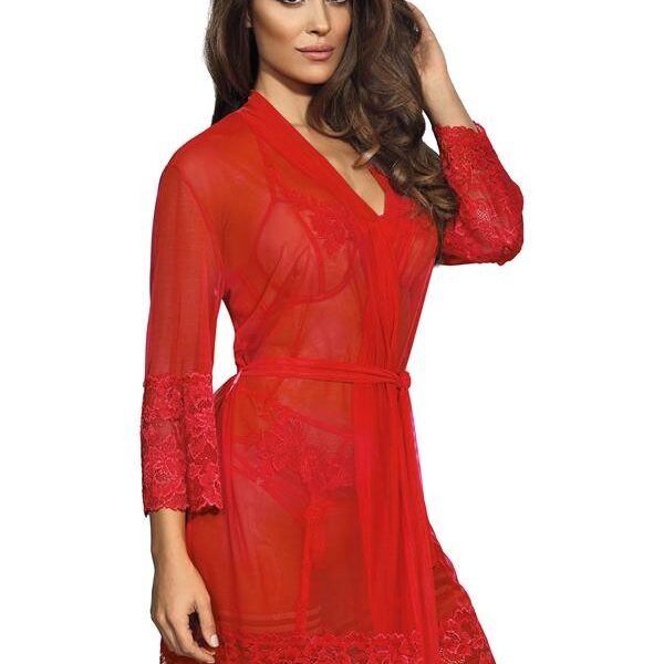 V-8860 Peignoir - Rouge