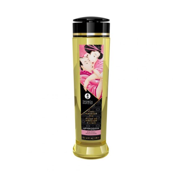 Huile de massage érotique - Aphrodisia - Rose - 240 ml