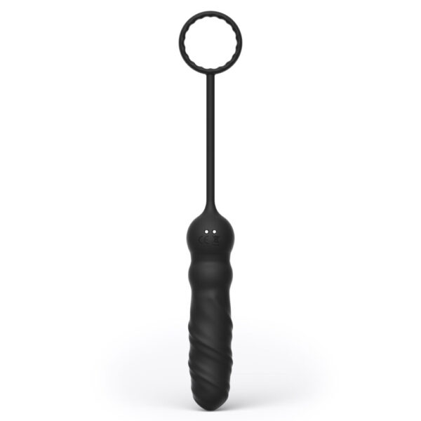 Plug anal et cockring Deep Seeker - Noir