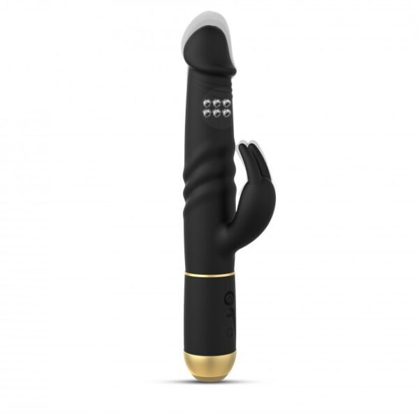 Vibromasseur Furious Rabbit 2.0 - Noir et Or