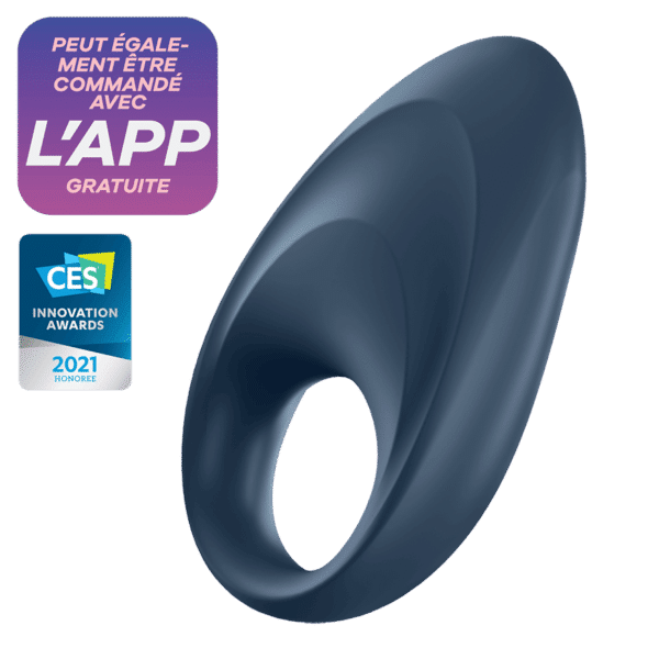 Cockring connecté Satisfyer Mighty One - Noir