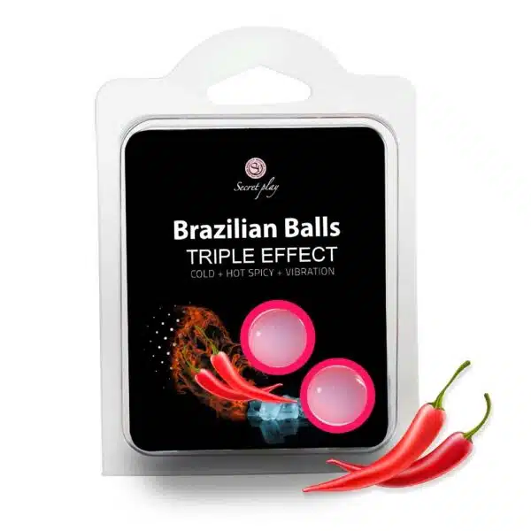 2 Brazilian Balls "Triple effect" 3699