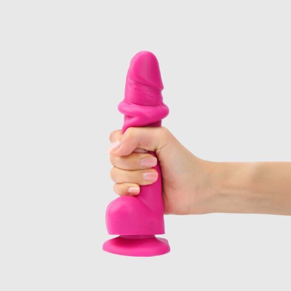 Sliding Skin - Dildo réaliste - Fuchsia