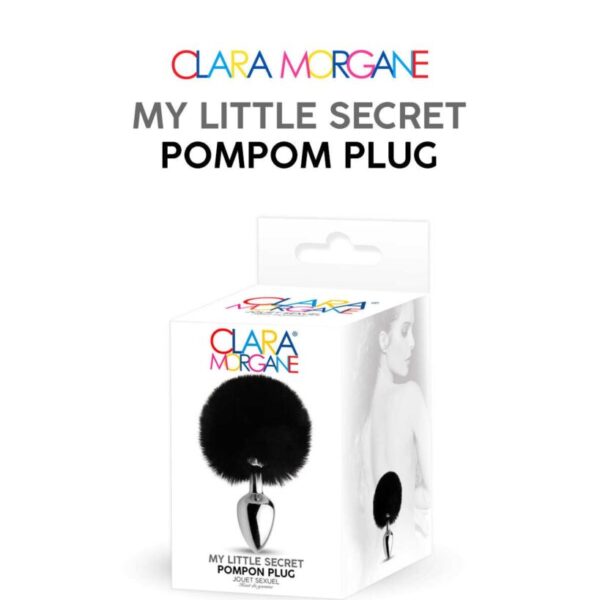 My little secret pompom plug - noir