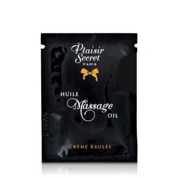 Dosette huile de massage Creme brulee 3ML Plaisir secret