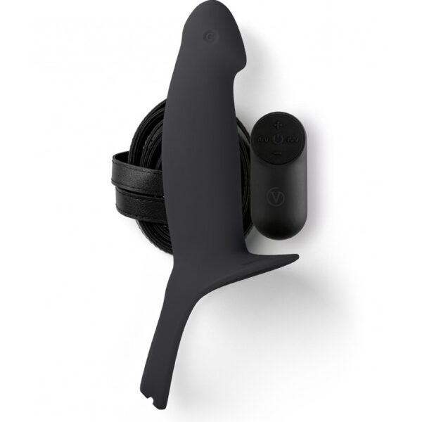 GAINE PENIS AVEC VIBRATION H4 - TAILLE L - Noir