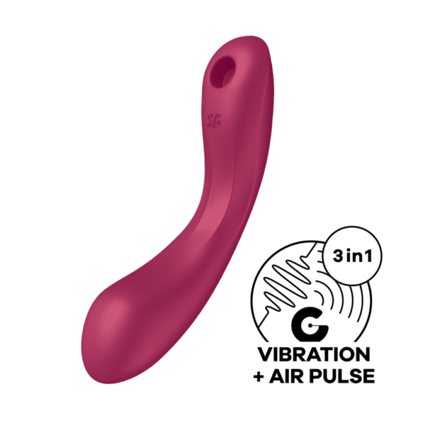 Curvy trinity 1 - 3 en 1 Rouge Satisfyer