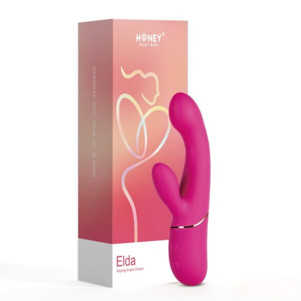 Elda - Vibromasseur G Spot et stimulateur de clitoris - Rose