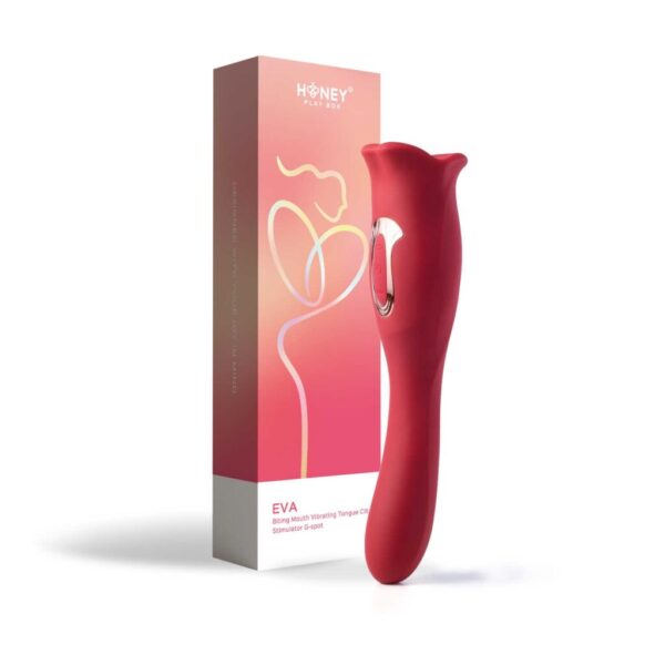 Eva vibromasseur pour le clito et le point G - Rose